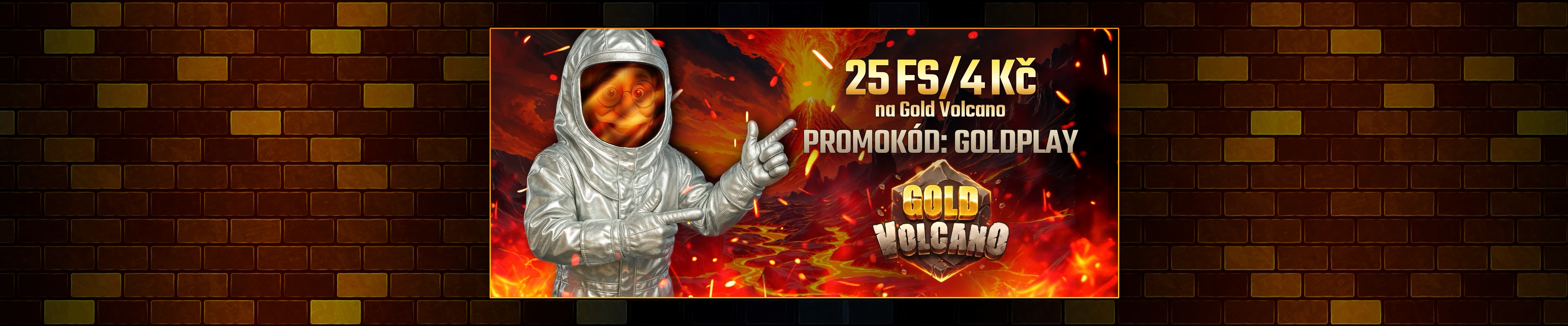 Gold Volcano s promokódem   goldplay